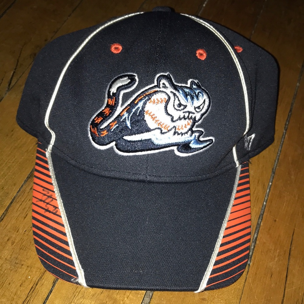 West Michigan Whitecaps Kids Black and Orange Baseball Cap Detroit Tigers Logo